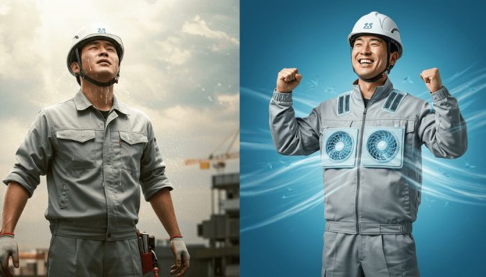 猛暑×現場仕事＝地獄？→いいや、救世主『空調服』があるじゃない