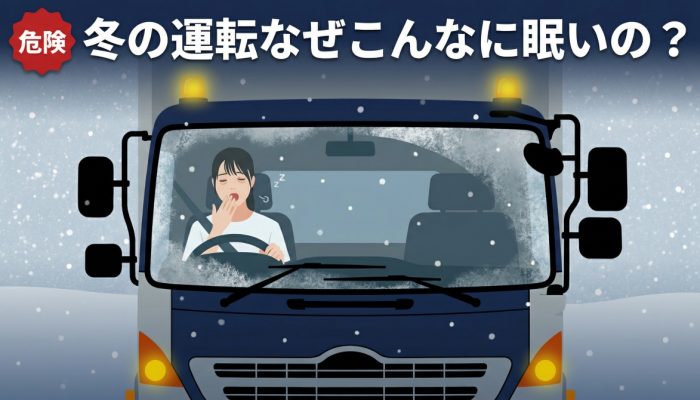 1月の眠気は危険信号？冬に集中力が落ちる理由と対策