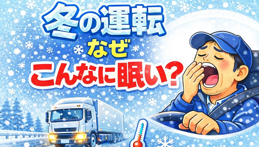 1月の眠気は危険信号？冬に集中力が落ちる理由と対策