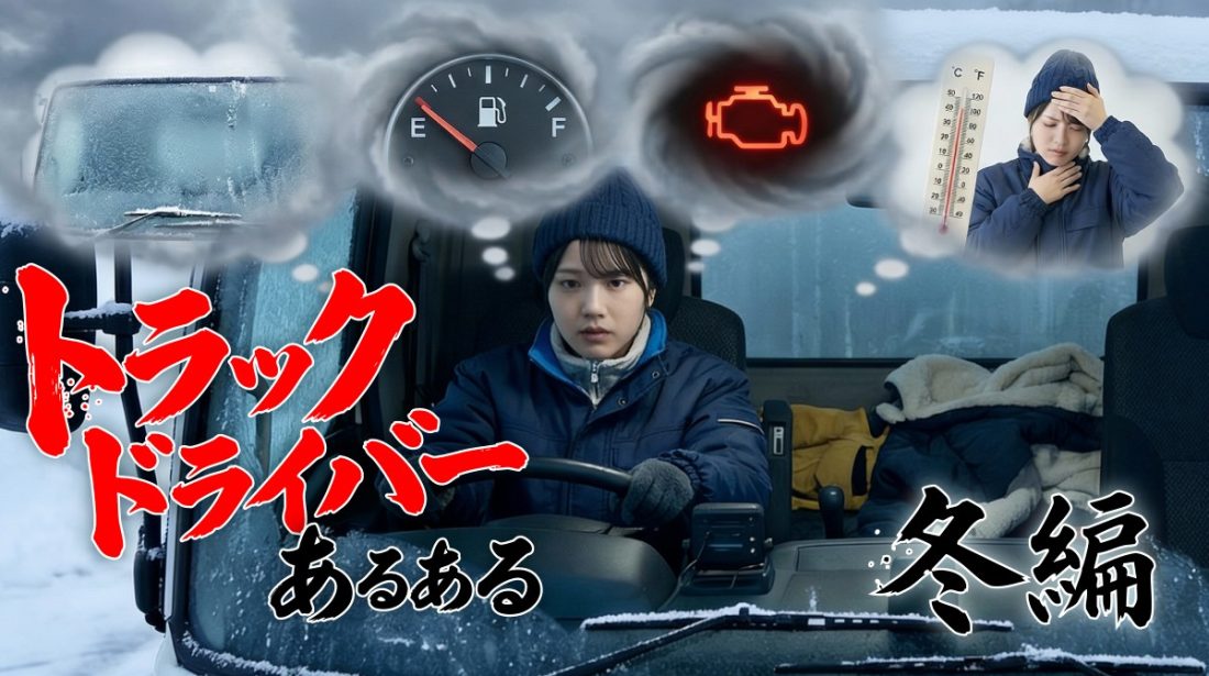 冬のトラックドライバーあるある｜苦労も喜びもリアルに紹介